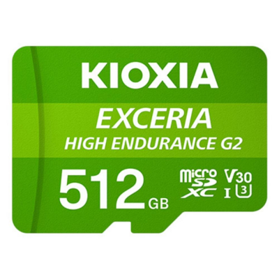 Tarjeta memoria micro sd kioxia 512gb exceria high endurance g2 uhs - i c10