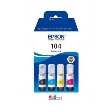 Multipack botellas epson ecotank 104 negro cian magenta amarillo