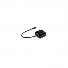 StarTech.com Hub USB-C de 4 Puertos - Ladrón USB Tipo C USB 3.1 - Concentrador de 4 Puertos USB A - Negro