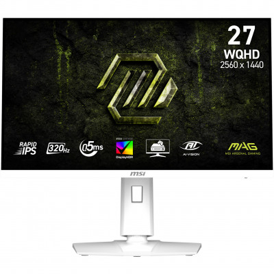 MSI MAG 274QRFW X32 pantalla para PC 68,6 cm (27) 2560 x 1440 Pixeles Wide Quad HD LCD Blanco
