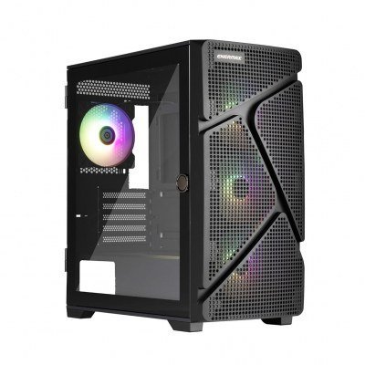 Caja ordenador gaming enermax marbleshell ms21 micro - atx cristal templado negro