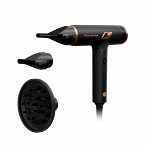 Secador de pelo Rowenta HY8310, Nano, 1700W, negro