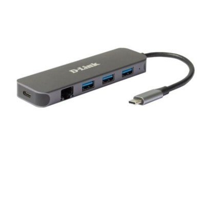 5-IN-1 USB-C HUB GIGABIT ETH/POWER