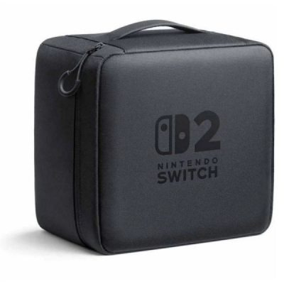 Nintendo Maletin de Viaje para Consola Nintendo Switch 2 - Proteccion Efectiva contra Golpes - Capacidad para 6 Tarjetas - Compartimentos para Accesorios - Color Negro