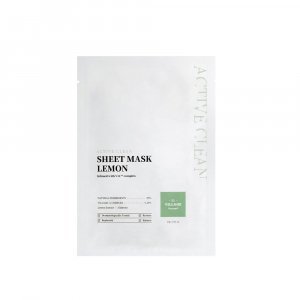 ACTIVE CLEAN sheet mask lemon 23 gr