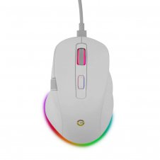 MOUSE GAMER GETTTECH INALAMBRICO/ALAMBRICO BLANCO RGB 6400 DPI 7 BOTONES