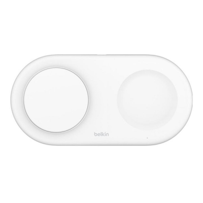 Base de carga inalambrica doble belkin wiz021vfwh blanca