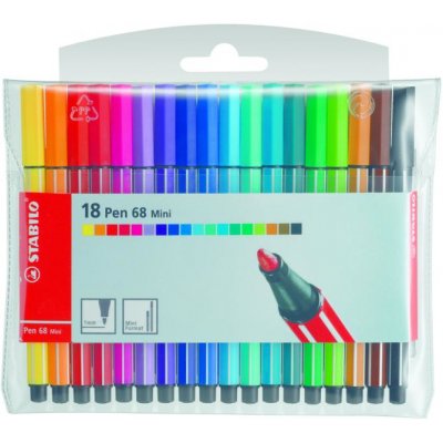 Pen 68 Mini rotulador Multicolor 20 pieza(s)