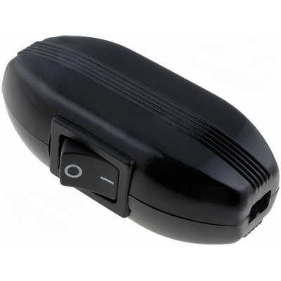 Interruptor Unipolar Pasante Balancin 6A 250Vac NEGRO