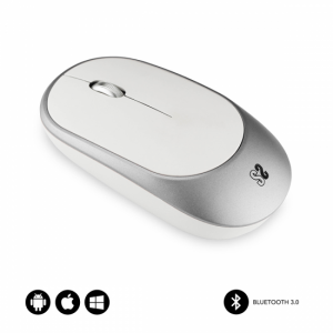 Ratón Subblim Bluetooth SMART silver/blanco