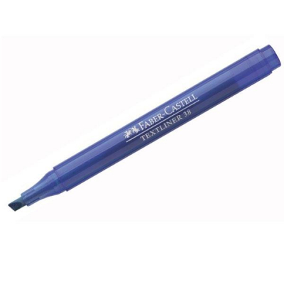 FABER-CASTELL Marcador fluorescente Textliner 38 azul