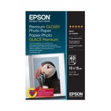 Epson Premium Glossy Photo Paper - 10x15cm - 40 Hojas
