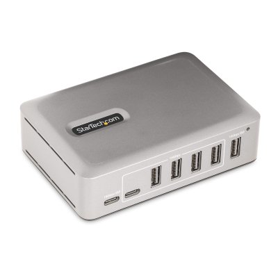 10G5A2CS-USB-C-HUB hub de interfaz USB 3.2 Gen 2 (3.1 Gen 2) Type-C 10000 Mbit/s Plata