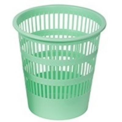 PAPELERA FAIBO REJILLA 12 L PASTEL VERDE