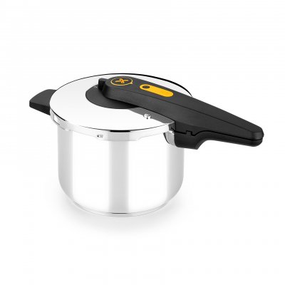 A185703 olla a presión 7 L Negro, Plata