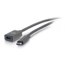 Cable C2G USB-C 3.1/H a USB-C/M Gen2 90cm Negro (88658)