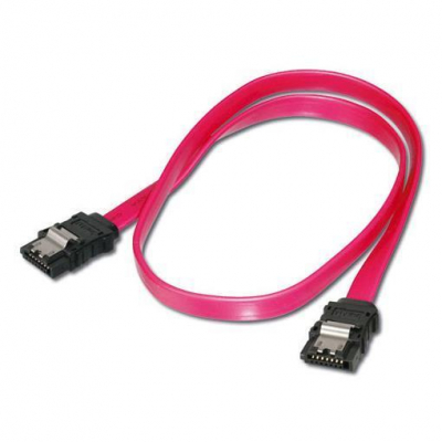 SATA - SATA, 1m cable de SATA SATA 7-pin Rojo