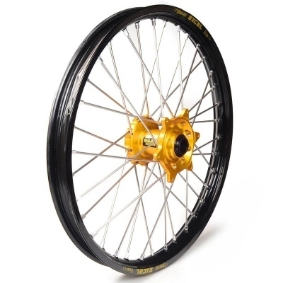 Rueda completa Haan Wheels aro negro 17-1,40 buje oro 1 13004/3/2 1 13004/3/2