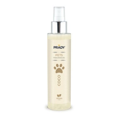 Perfume para mascotas Prady Coco - Frasco de 150 ml | Spray pulverizador