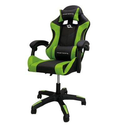 Silla Gaming PowerGaming Negro y Verde