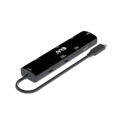 CSV-1599 base para portátil y replicador de puertos USB 3.2 Gen 1 (3.1 Gen 1) Type-C Negro