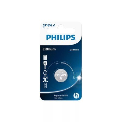 Pila Litio CR1616 PHILIPS 3Vdc (Blister 1 pila)