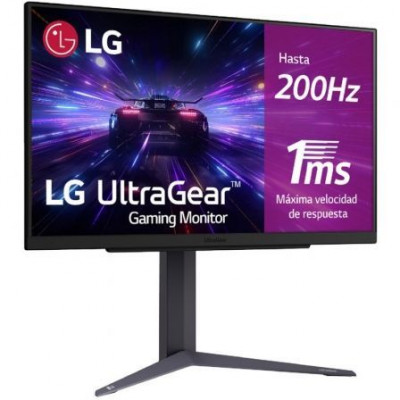 Monitor Gaming LG UltraGear 27GS75Q-B 27/ QHD/ 1ms/ 200Hz/ IPS/ Regulable en Altura/ Negro