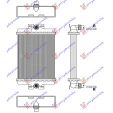ADDITIONAL RADIATOR PETROL/DIESEL (185x156x26) (NRF)