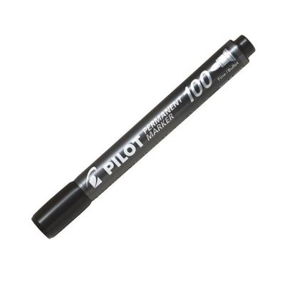 PILOT Marcador permanente SCA-100 punta conica trazo 1mm negro