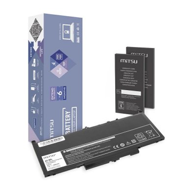 Batería compatible para portátil DELL Latitude E7270 7.6V 5800mAh Mitsu