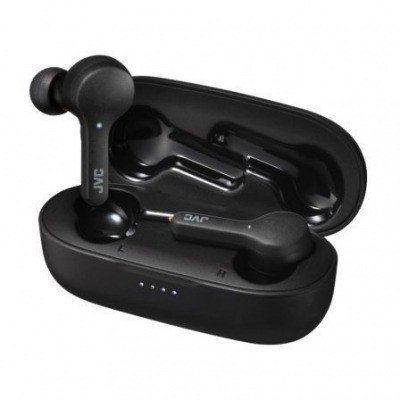 Auriculares Bluetooth JVC HAA7T con estuche de carga/ Autonomía 6h/ Negros