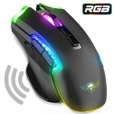 Ratón Gaming Inalámbrico Spirit of Gamer ELITE M70/ Batería Recargable/ Hasta 4800 DPI
