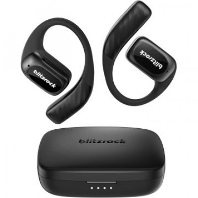 AURICULAR BLUETOOTH BLITZROCK CONDUCCION OSEA, 4 Mic, BLUETOOTH 5.4 , 28 HORAS REPRODUCCION