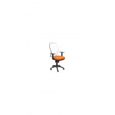 SILLA JORQUERA MALLA BLANCA ASIENTO BALI NARANJA 15SBBALI308