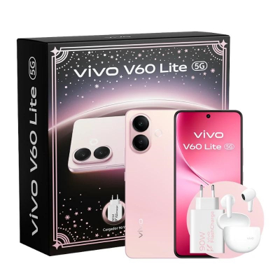 VIVO V60 Lite 5G 6.77\1 8Gb 256Gb Pink Bundle