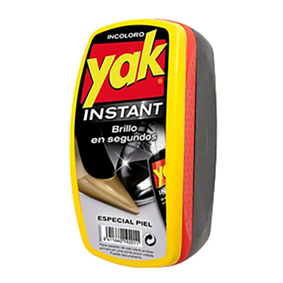 Esponja de calzado yak incoloro