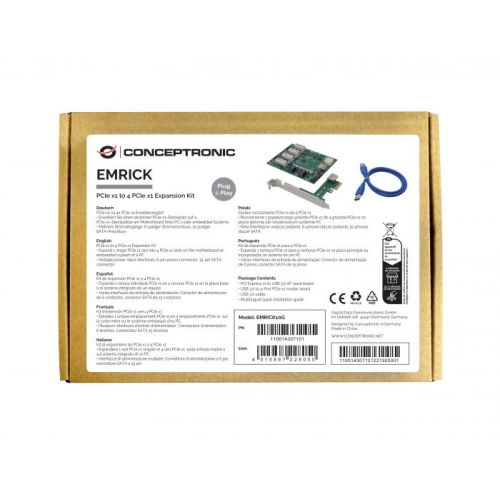 EMRICK10G tarjeta y adaptador de interfaz Interno PCIe