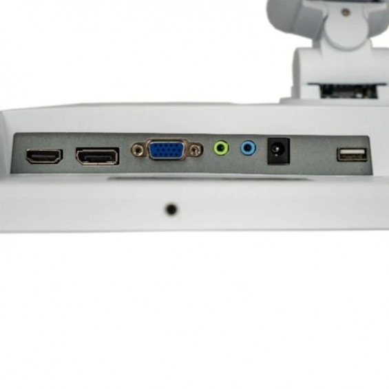 Monitor Nilox NXM24REGWEB01W, 23,8 pulgadas, Full HD, IPS, 75 Hz, 5 ms, altura regulable, altavoces, HDMI, DisplayPort, VGA, blanco - imagen 4