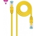 CABLE RED CAT.7 LSZH SFTP PIMF AWG26 AMARILLO 50CM