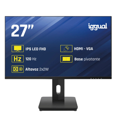 Monitor 27 VGA HDMI 120Hz pivotante AA MM