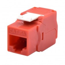 WP Keystone Cat. 6a UTP RJ45/Hembra Rojo