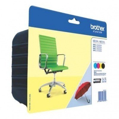 Brother LC229XL/LC225XL Pack de 4 Cartuchos de Tinta Originales - LC229XLVALBP