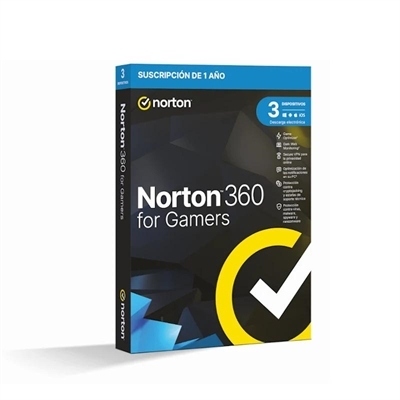 NORTON 360 FOR GAMERS 50GB ES 1 USER 3 DEVICE 12MO BOX