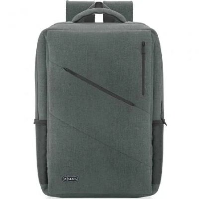 Mochila Aisens Urbana y de Oficina ASBG-BP085-GR para Portátiles hasta 15.6/ Gris