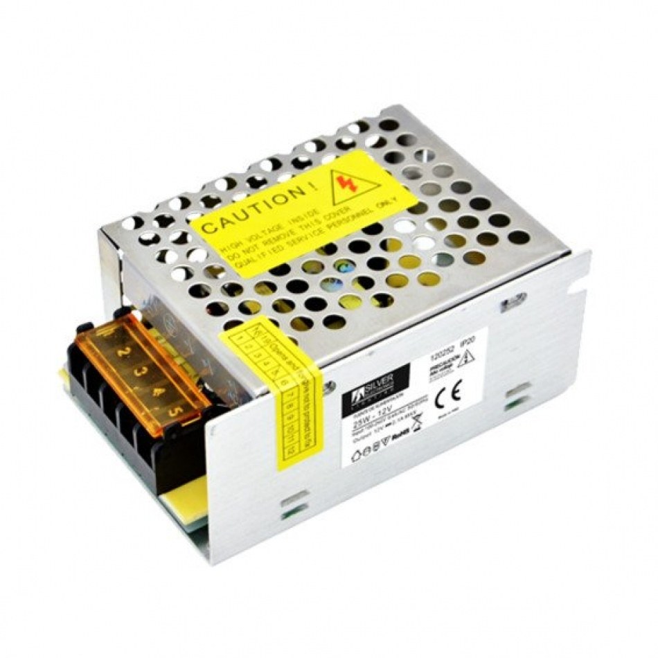 Fuente Alimentación Conmutada 12Vdc 25W 2,1Amp IP20