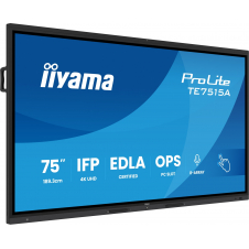 iiyama TE7515A-B1AG pantalla de señalización Panel plano interactivo 190,5 cm (75