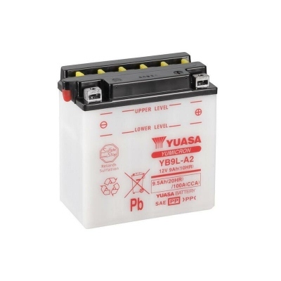 Yuasa battery YB9L-A2 Combipack (con electrolito) YB9L-A2