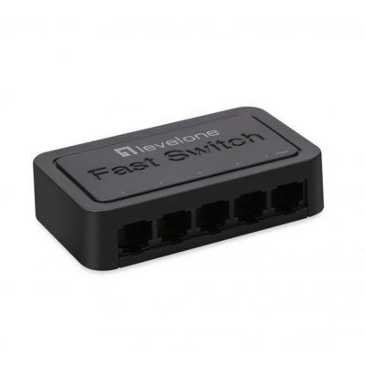 Switch sobremesa level one 5 puertos fast ethernet 10 - 100