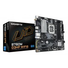 GIGABYTE B760M D3HP WIFI6 Placa base - Compatible con procesadores Intel Core 14ª generación, VRM digital de 4+1+1 fases, hasta 5600 MHz DDR5, 2x M.