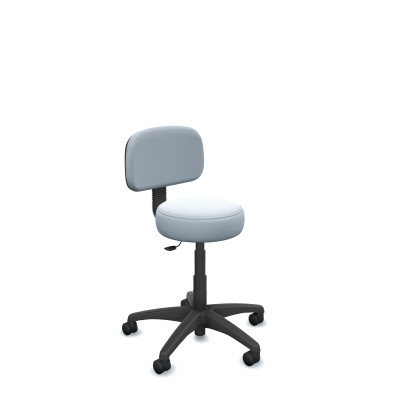 Silla Llanos contaco lama bali blanco ruedas nailon 50.